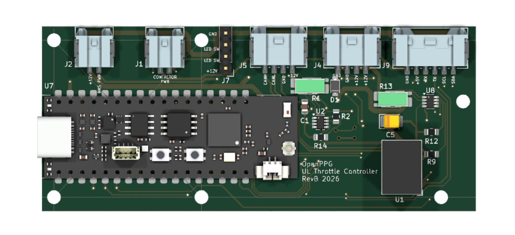 Prototype top-side 3D render at commit c457569